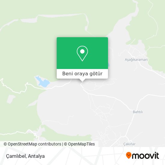 Çamlıbel harita