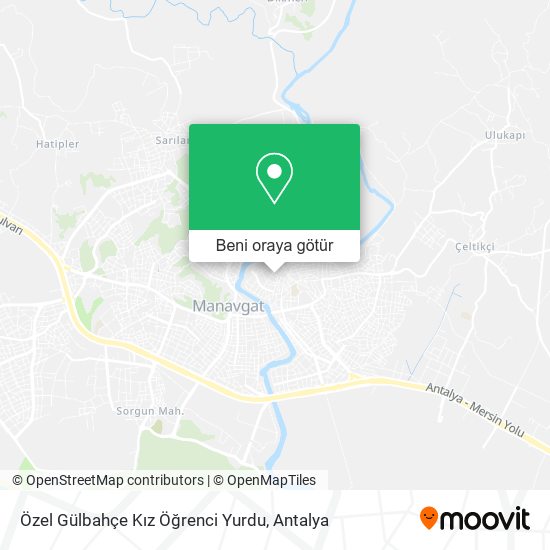 Özel Gülbahçe Kız Öğrenci Yurdu harita
