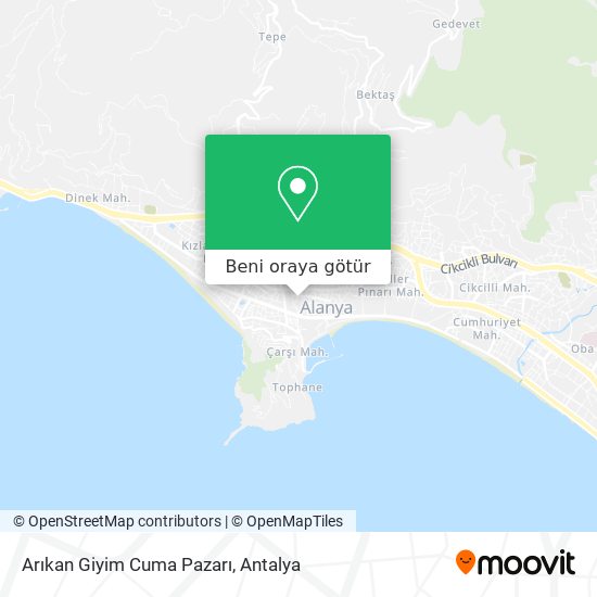 Arıkan Giyim Cuma Pazarı harita