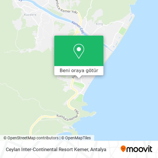 Ceylan Inter-Continental Resort Kemer harita