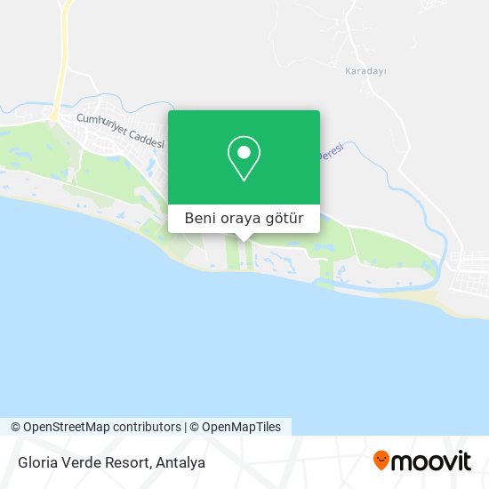 Gloria Verde Resort harita