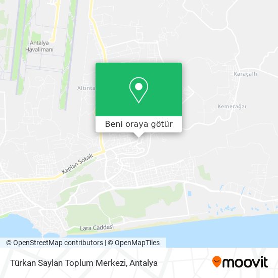 Türkan Saylan Toplum Merkezi harita