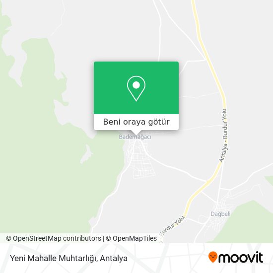 Yeni Mahalle Muhtarlığı harita