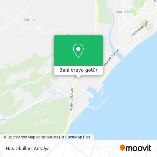Has Okulları harita