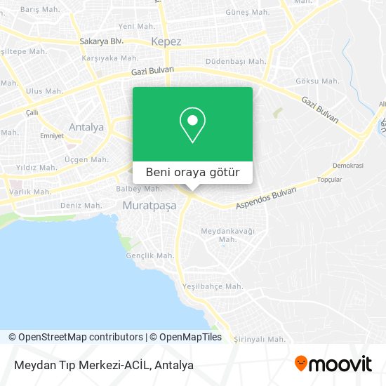 Meydan Tıp Merkezi-ACİL harita