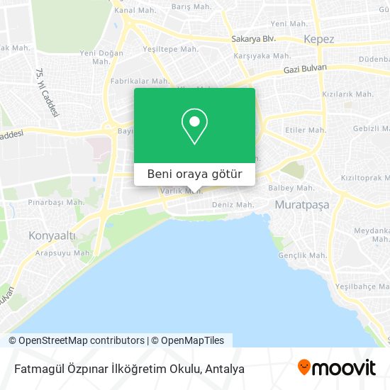 Fatmagül Özpınar İlköğretim Okulu harita