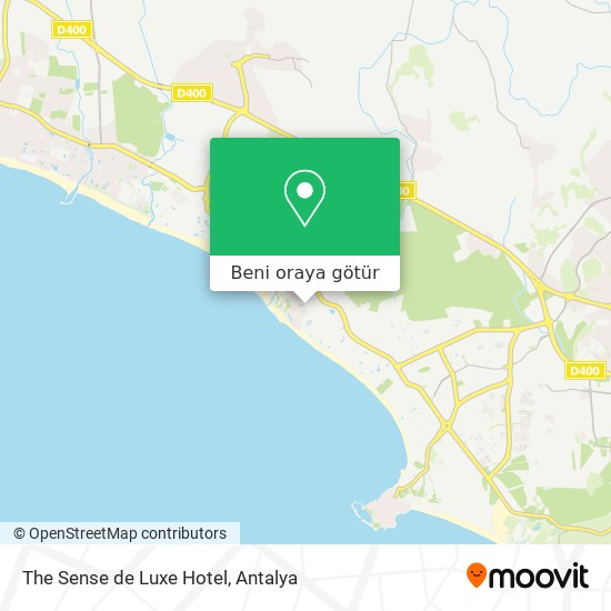 The Sense de Luxe Hotel harita