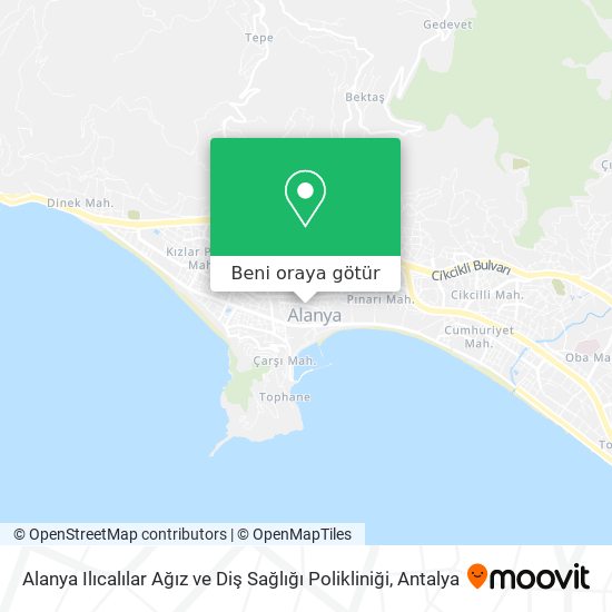 Alanya Ilıcalılar Ağız ve Diş Sağlığı Polikliniği harita