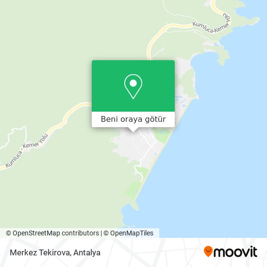 Merkez Tekirova harita