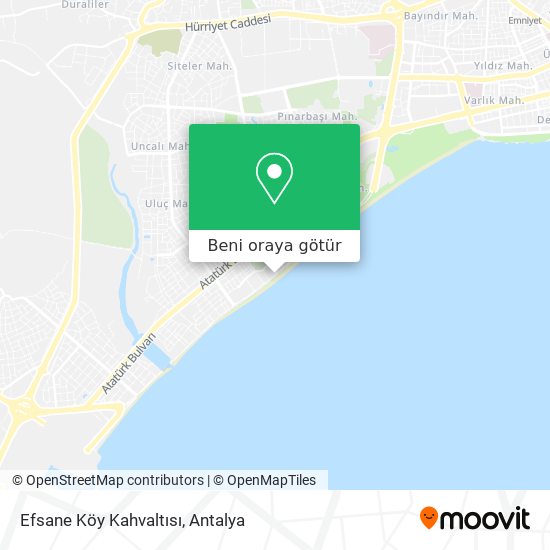 Efsane Köy Kahvaltısı harita