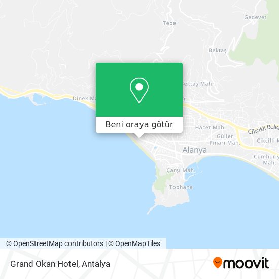 Grand Okan Hotel harita