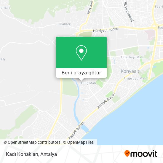 Kadı Konakları harita