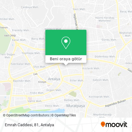 Emrah Caddesi, 81 harita