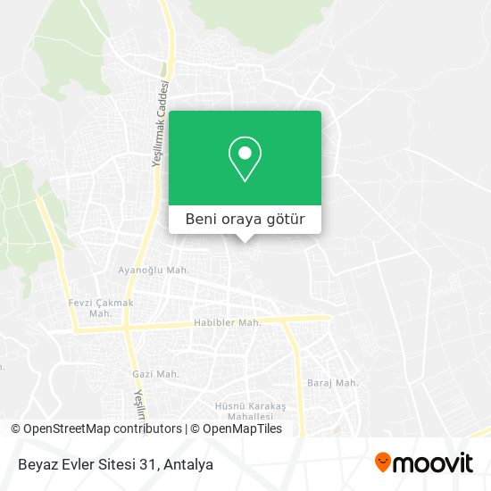 Beyaz Evler Sitesi 31 harita