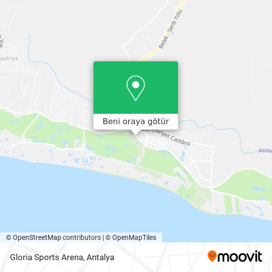 Gloria Sports Arena harita