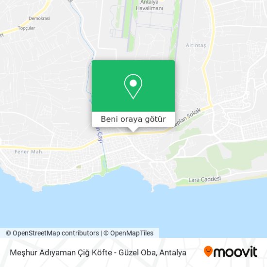 Meşhur Adıyaman Çiğ Köfte - Güzel Oba harita