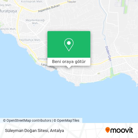 Süleyman Doğan Sitesi harita
