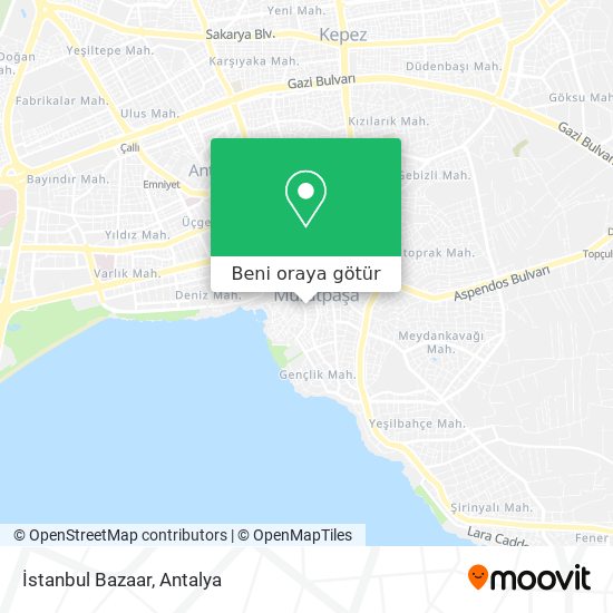 İstanbul Bazaar harita