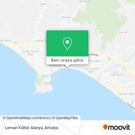 Leman Kültür Alanya harita