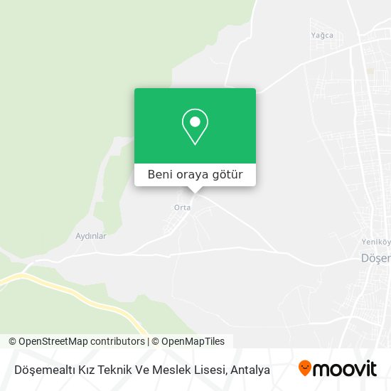 Döşemealtı Kız Teknik Ve Meslek Lisesi harita