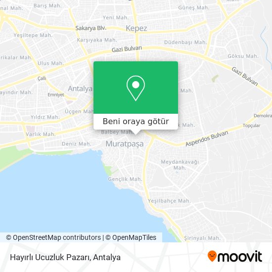 Hayırlı Ucuzluk Pazarı harita
