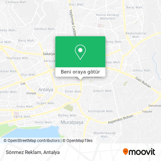 Sönmez Reklam harita