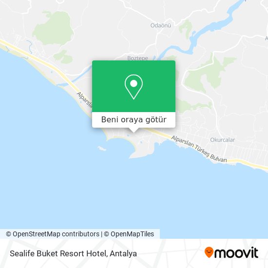 Sealife Buket Resort Hotel harita
