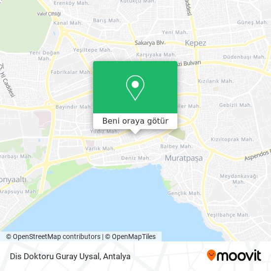 Dis Doktoru Guray Uysal harita
