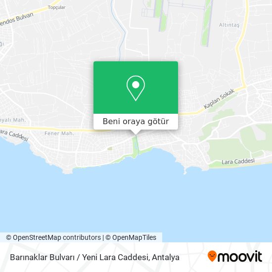Barınaklar Bulvarı / Yeni Lara Caddesi harita