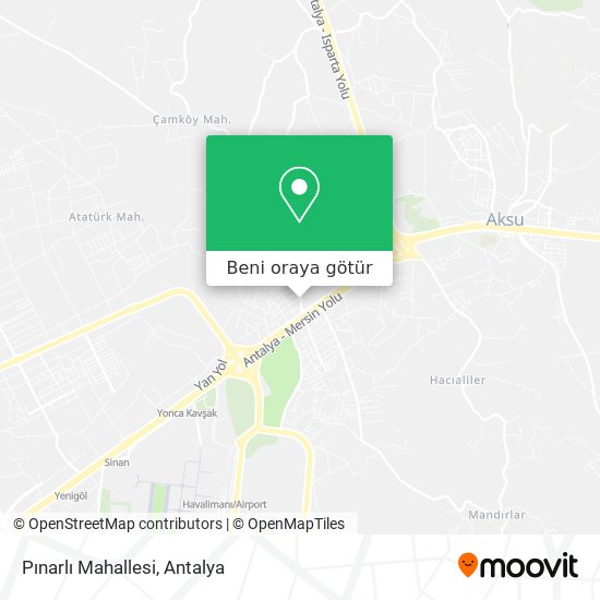 Pınarlı Mahallesi harita