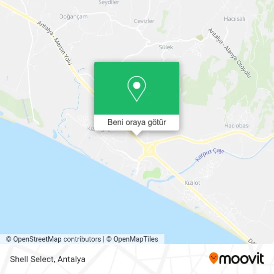 Shell Select harita