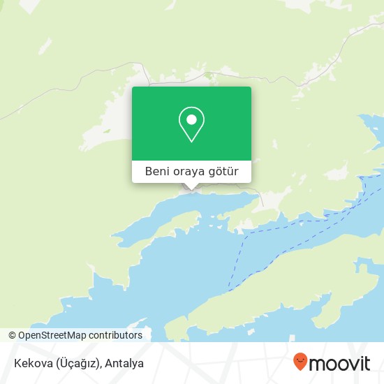 Kekova (Üçağız) harita