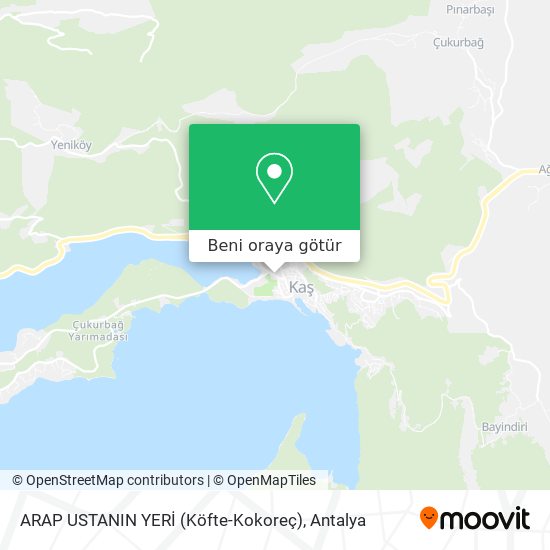 ARAP USTANIN YERİ (Köfte-Kokoreç) harita