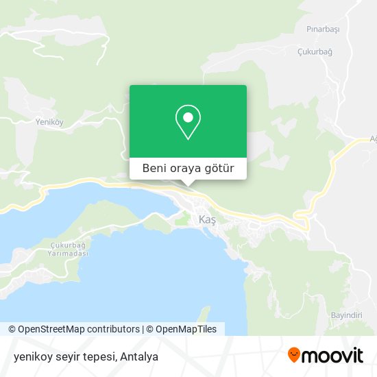 yenikoy seyir tepesi harita