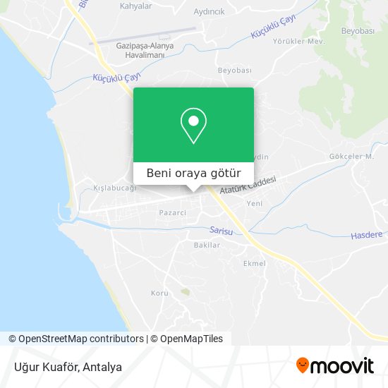 Uğur Kuaför harita
