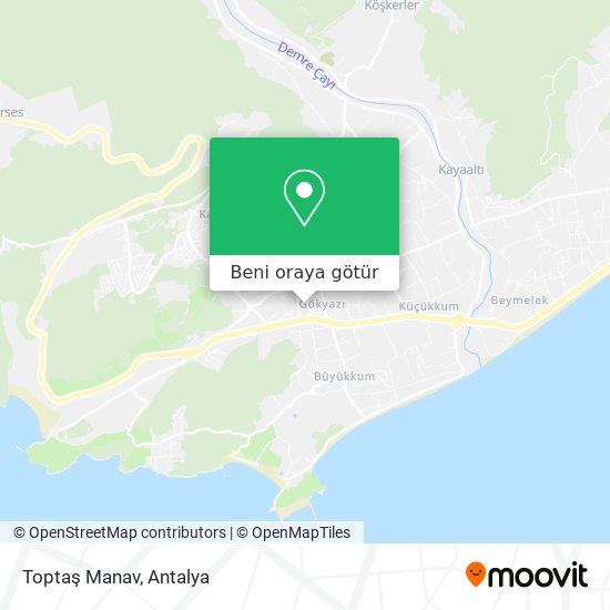 Toptaş Manav harita