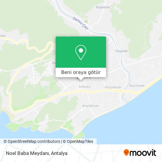 Noel Baba Meydanı harita
