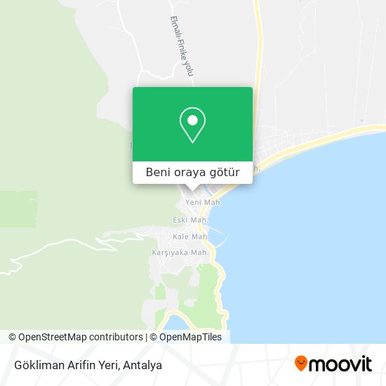 Gökliman Arifin Yeri harita