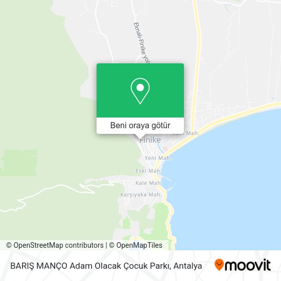 BARIŞ MANÇO Adam Olacak Çocuk Parkı harita