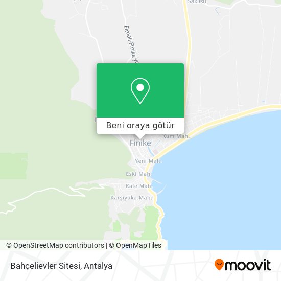 Bahçelievler Sitesi harita