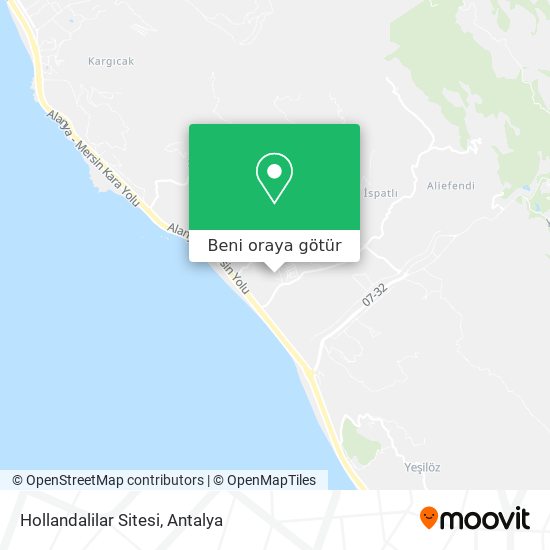 Hollandalilar Sitesi harita
