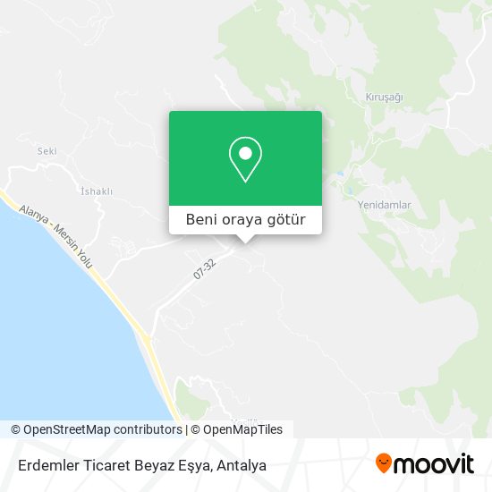 Erdemler Ticaret Beyaz Eşya harita