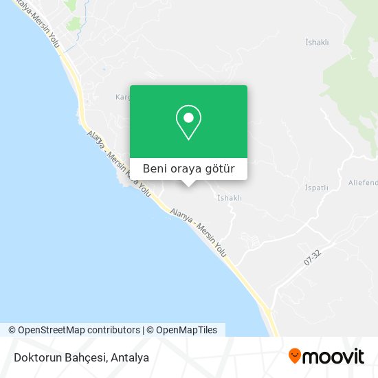 Doktorun Bahçesi harita