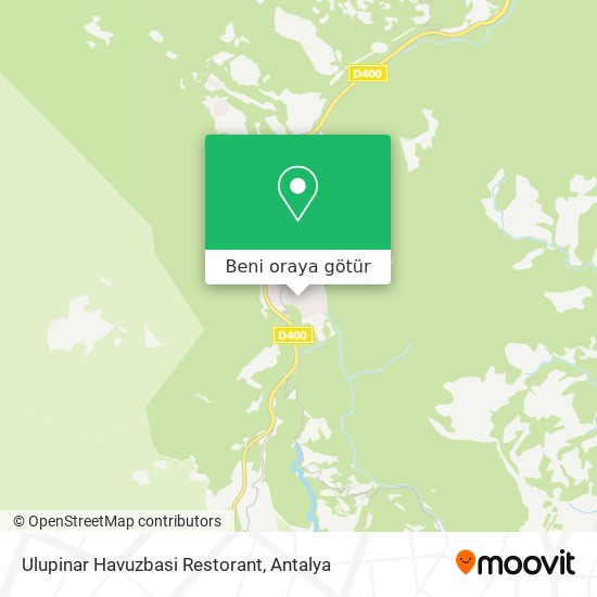 Ulupinar Havuzbasi Restorant harita