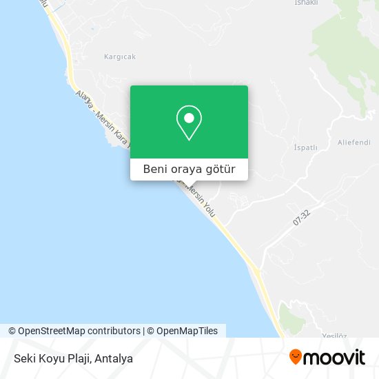Seki Koyu Plaji harita