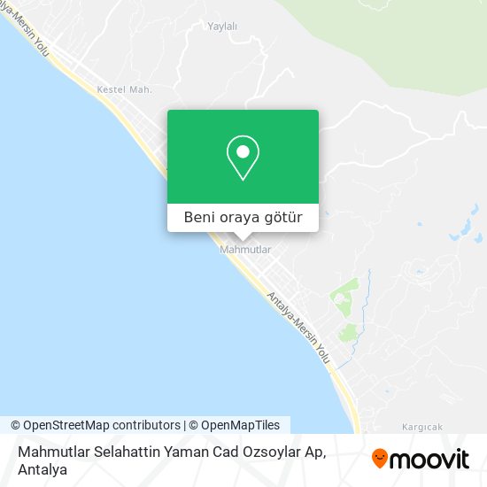 Mahmutlar Selahattin Yaman Cad Ozsoylar Ap harita