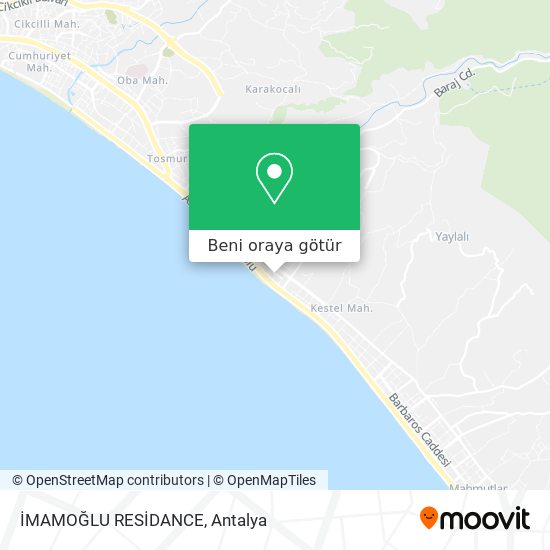 İMAMOĞLU RESİDANCE harita