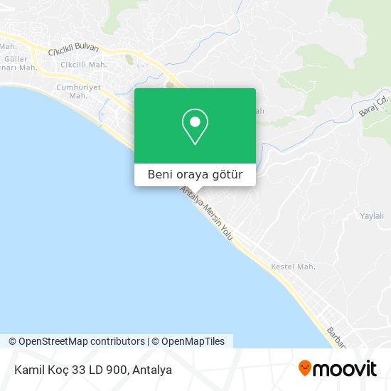 Kamil Koç 33 LD 900 harita