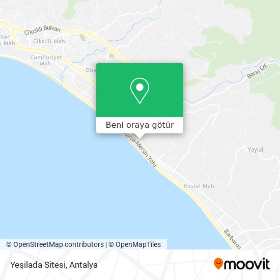 Yeşilada Sitesi harita