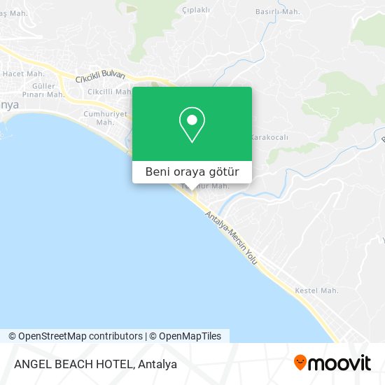 ANGEL BEACH HOTEL harita